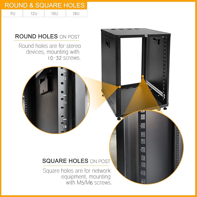RIVECO POMU 12U Network & Stereo Rack - Image 3