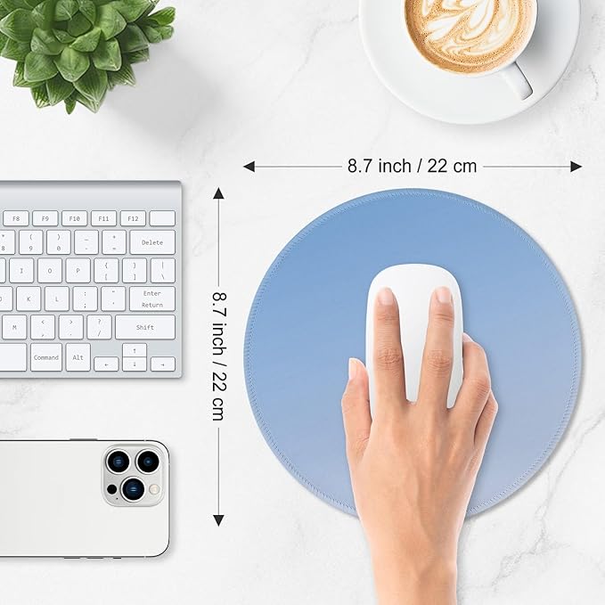 ITNRSIIET Mouse Pad Non-Slip Rubber Base Smooth Surface Stitched Edges - Image 3