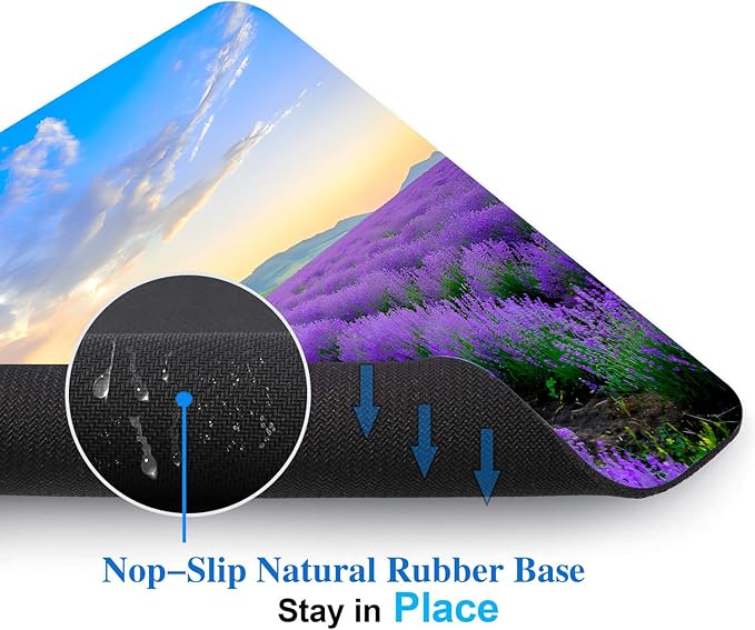 Purple Lavender Landscape Mouse Pads - Image 4