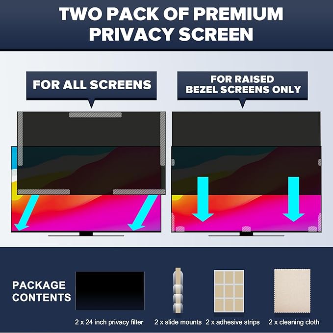 HD Laptop Privacy Screen 13.3 inch, Upgraded Laptop Privacy Screen - Image 7
