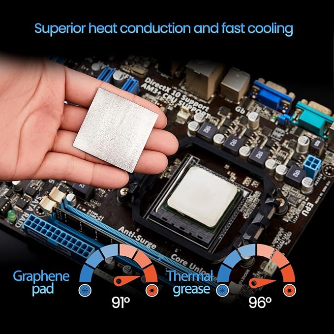 Thermal Pad, 50 * 50 * 0.2mm, Graphene Thermal Pads - Image 6