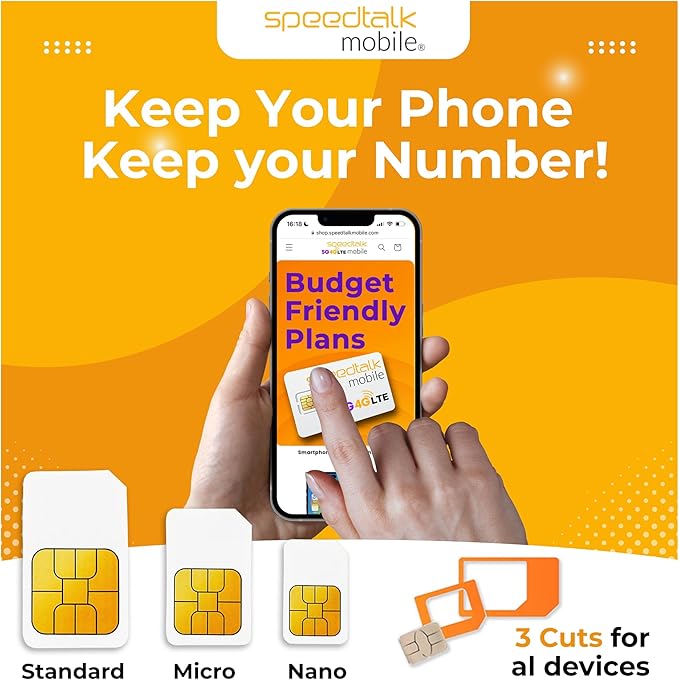 SpeedTalk Mobile Prepaid Cell Phone SIM Card - Image 6