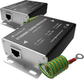 Ethernet Surge Protector Gigabit 2Pack, Network Protection PoE++, RJ45 Surge by Awishwell