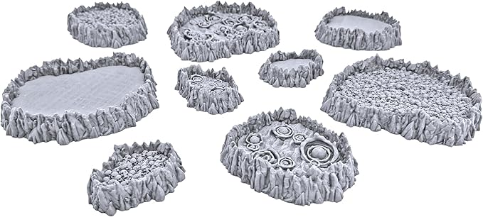 Burbling Pits Printable Scenery, 3D Printed Tabletop RPG Scenery and Wargame - Image 4