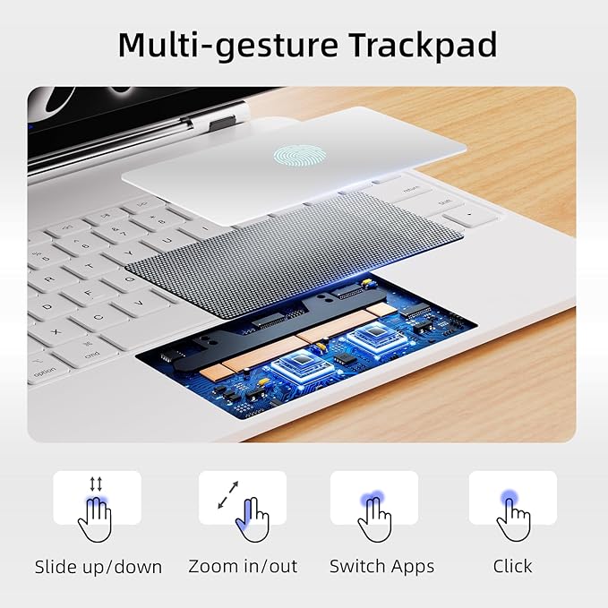 for iPad Air 13 inch case Keyboard M3 2025 & M2 2024, Magic Keyboard - Image 5