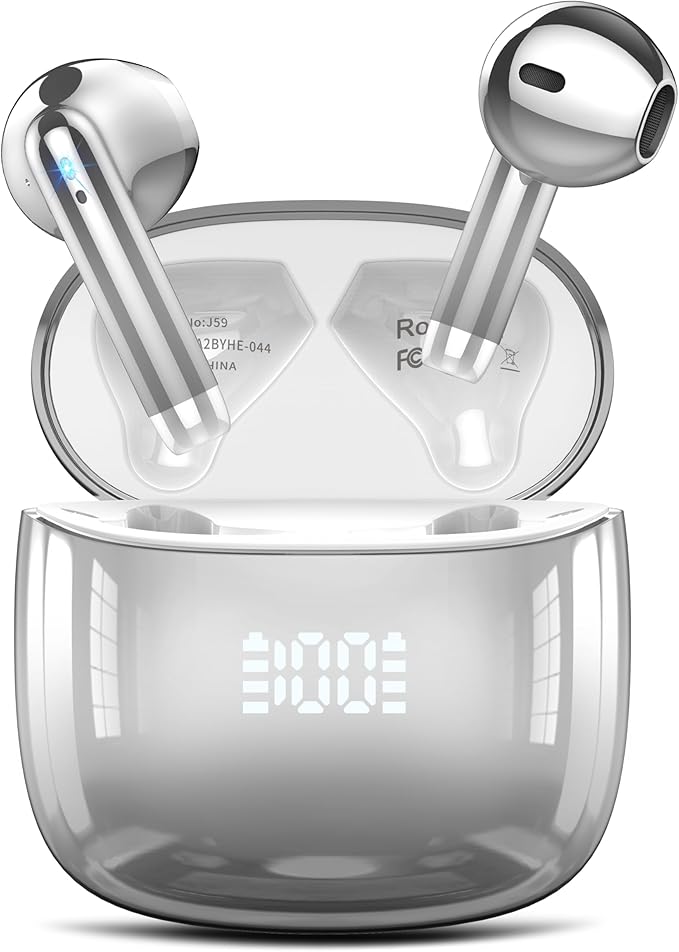 Wireless Earbuds, IPX7 Waterproof Bluetooth 5.4 Earphones in-Ear Earbuds by DUCOCUB