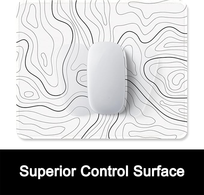 ITNRSIIET Mouse Pad with Stitched Edge Premium Textured Smooth Precise - Image 2