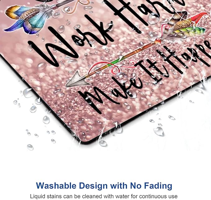 Inspirational Quotes Glitter Mouse Pad - Image 5