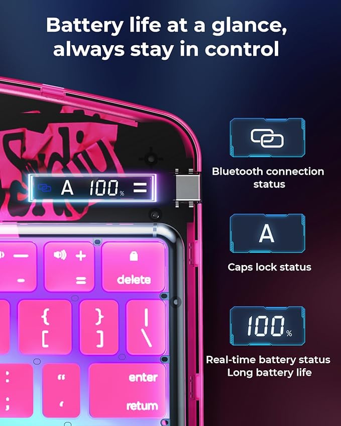 SIEBITU Clear Wireless Keyboard Case - Image 5