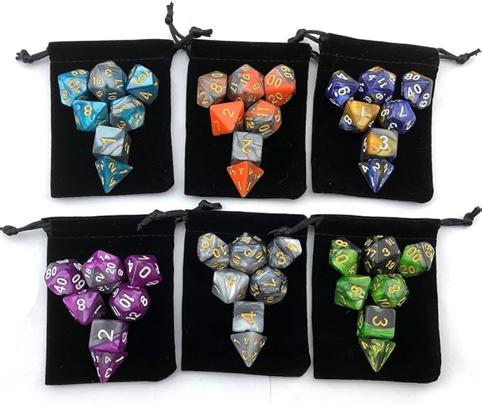 SmartDealsPro Double-Colors Polyhedral Dice Sets - Image 4