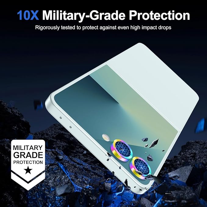 for Samsung Galaxy Z Flip 7 Camera Lens Protector, Individual Metal Ring - Image 5