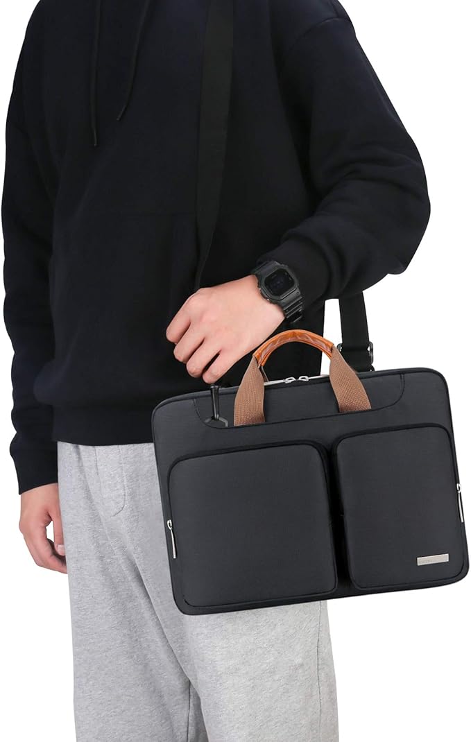 Lacdo 360° Protective Laptop Shoulder Bag - Image 6