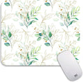 Square Mouse Pad Pretty Leaves, Personalized Premium-Textured Custom Mouse Mat by Armanza