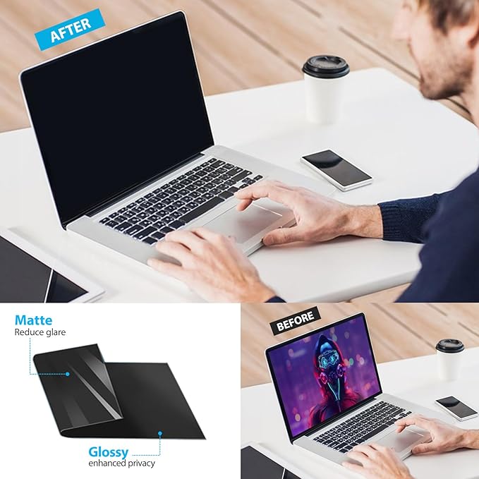 Magnetic Laptop Privacy Screen Filter 15.6 inch - Image 3