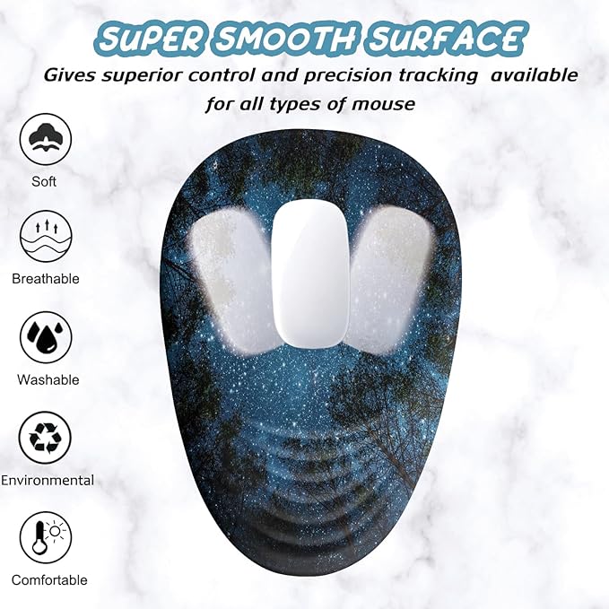 Mouse Pad Wrist Support, Ergonomic Mouse Pad - Image 2