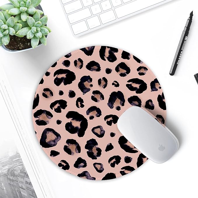 ITNRSIIET Round Mouse Pad with Stitched Edge Premium-Textured Waterproof - Image 7