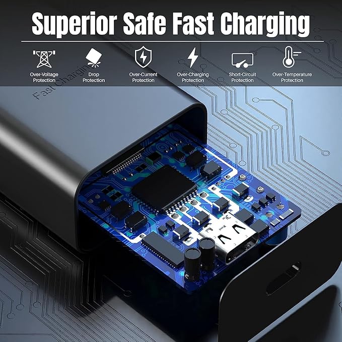 Phone 15 16 Charger, USB C Block Type C Cable Cord 10ft - Image 2