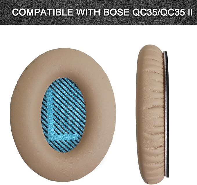 Replacement Ear Pads for Bose QuietComfort 35 35 II 15 25, Headphone Ear Covers - Image 2
