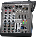 Audio Mixer, 4 Channel Sound Board Mixing Console by TKLBLS