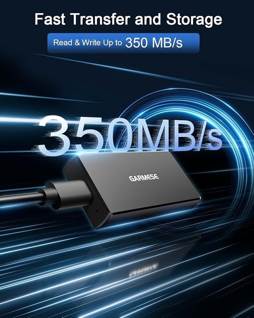 120GB Portable SSD Up to 350MB/s USB 3.2 Gen 1 External SSD - Image 2