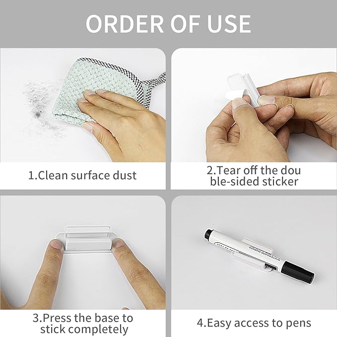 12 Pack Pen Holder for Desk, Silicone Pencil Holder - Image 7