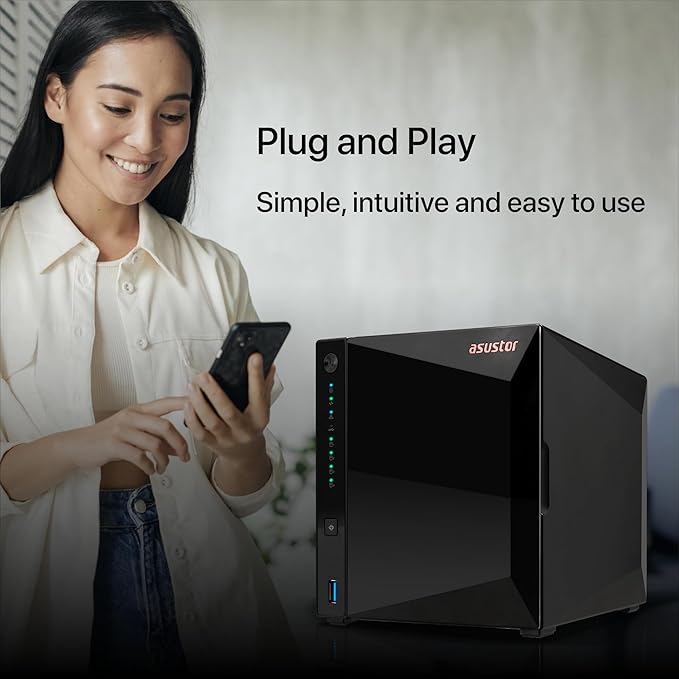 Asustor Drivestor 4 Pro Gen2 AS3304T v2, 4 Bay NAS, 1.7GHz Quad-Core, 2.5GbE - Image 6