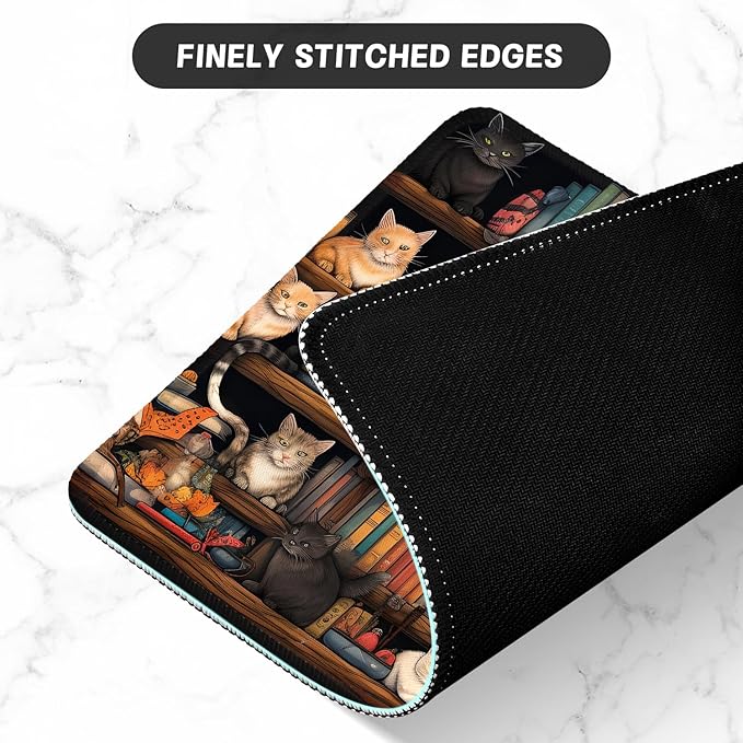 ITNRSIIET Mouse Pad with Stitched Edge Premium Textured Smooth Precise - Image 4
