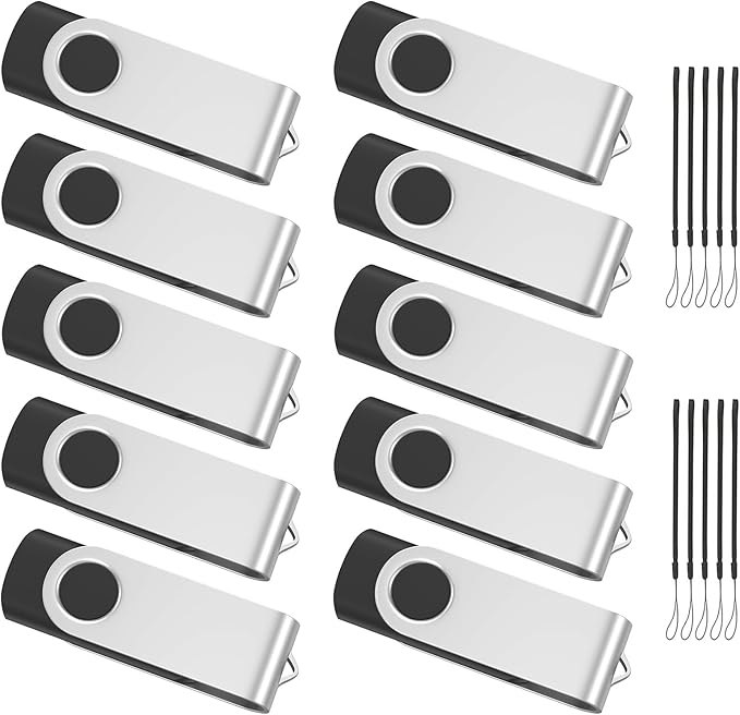 ABLAZE 64GB Flash Drive 10 Pack, USB 2.0 Memory Stick by ABLAZEGlobal