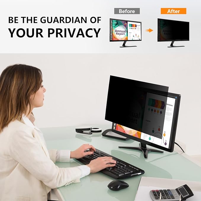 【2-Pack】 21.5 Inch Computer Privacy Screen - Image 4