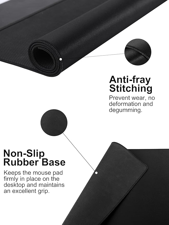 TopMade Wireless Charging Mouse Pad, Gaming Mousepad Home Office Large Desk Pad - Image 5