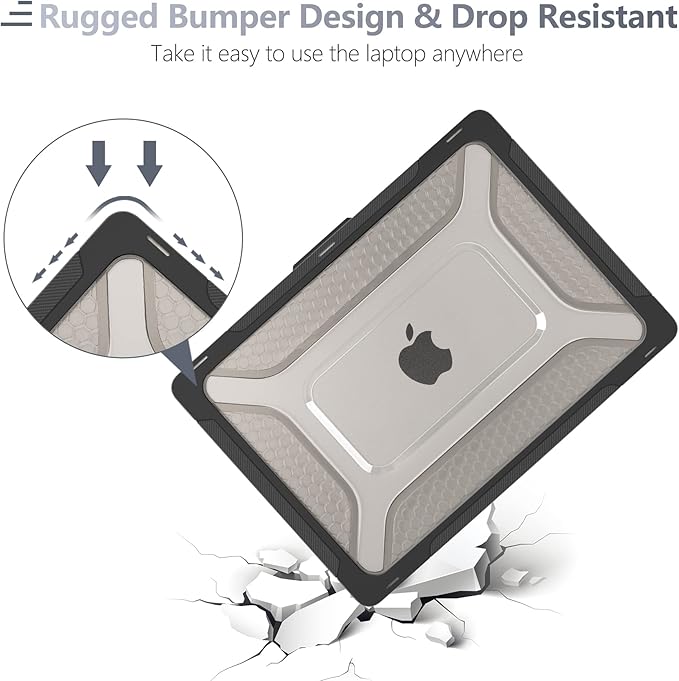 Batianda Case for New MacBook Air 13.6 inch 2025 M4 Chip 2024 2022 Release - Image 5