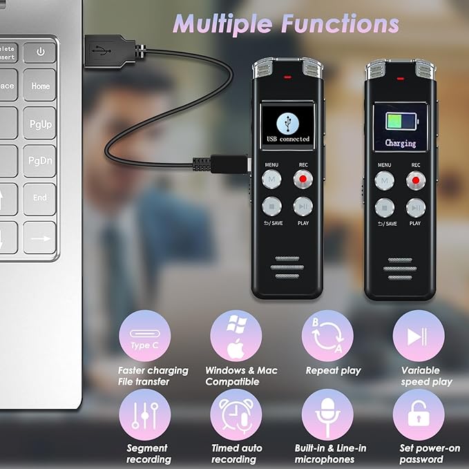 64GB Digital Voice Recorder - Image 6