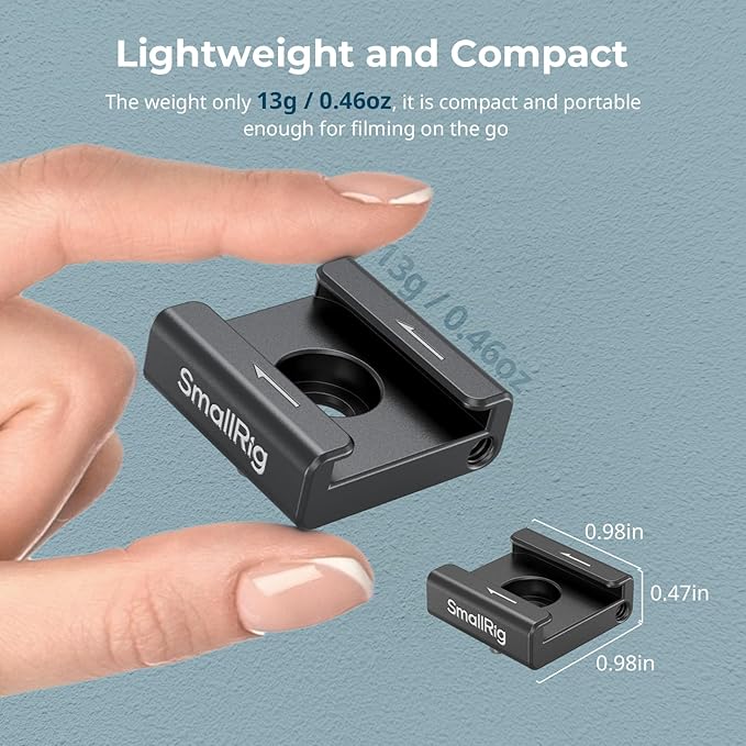 SmallRig Anti-Twist Cold Shoe Mount Adapter - Image 6
