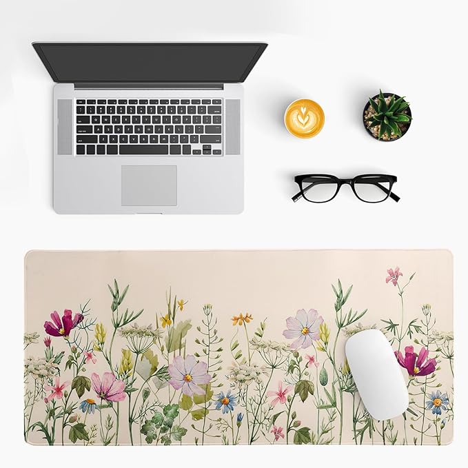 Flower Gaming Mouse Pad Large Mouse Pad - Image 3