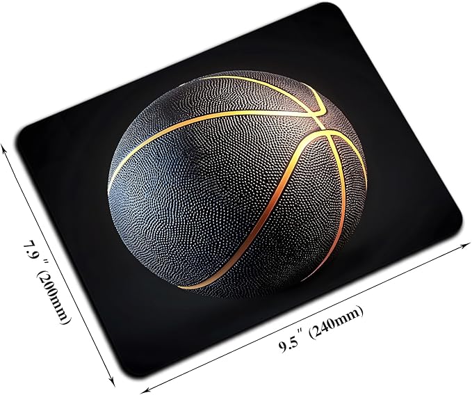 Mouse Pad, 9.5" x 7.9" Non-Slip Rubber Base Computer Mousepad - Image 2