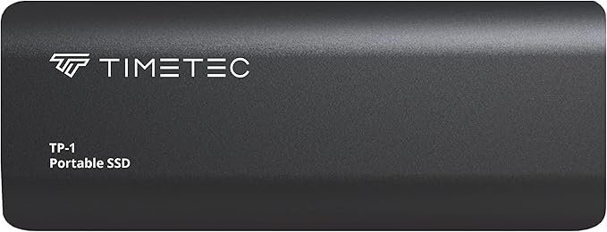 Timetec 1TB Portable External SSD USB3.2 Gen2 Type C Up to 550MB/s Ultra-Light by Timetec