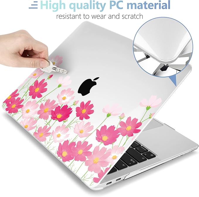 MEEgoodo for MacBook Air 13 inch Case 2021 2020 2019 2018 Released A2337 M1 - Image 3