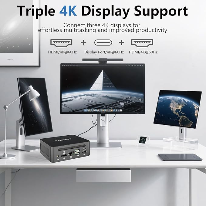 Mini Desktop Computer, Intel Core i5-12450H, 16GB DDR4 RAM, 1TB M.2 SSD - Image 5