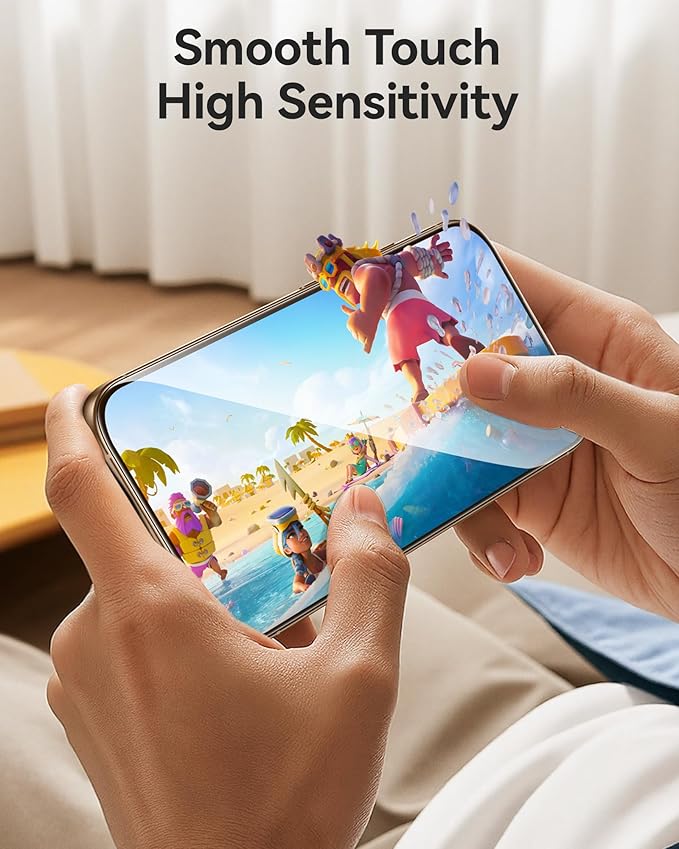 NIMASO for iPhone 16 Pro Screen Protector, 3 Pack Tempered Glass Screen - Image 6