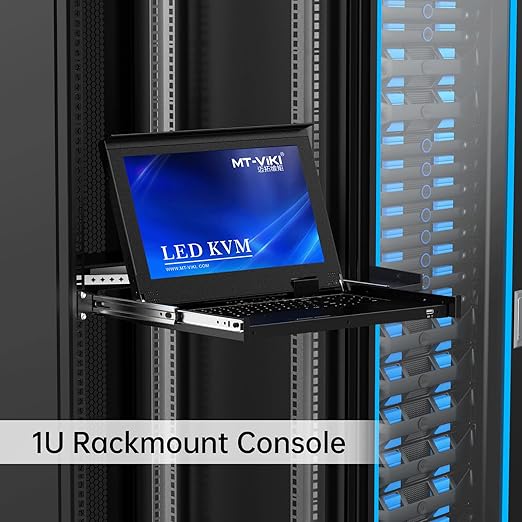 MT-VIKI 16-Port HDMI LCD KVM Console, 1U Rack Mount - Image 5