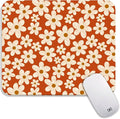 Square Mouse Pad Cute Flowers, Personalized Premium-Textured Custom Mouse Mat by Armanza