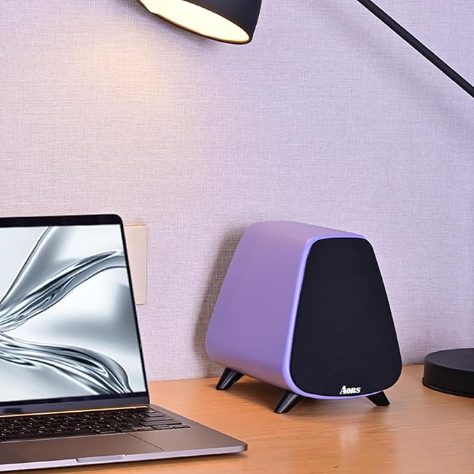 AS31 Active Bookshelf Speakers Bluetooth -2.0 Powered Speaker Stereo Computer - Image 8
