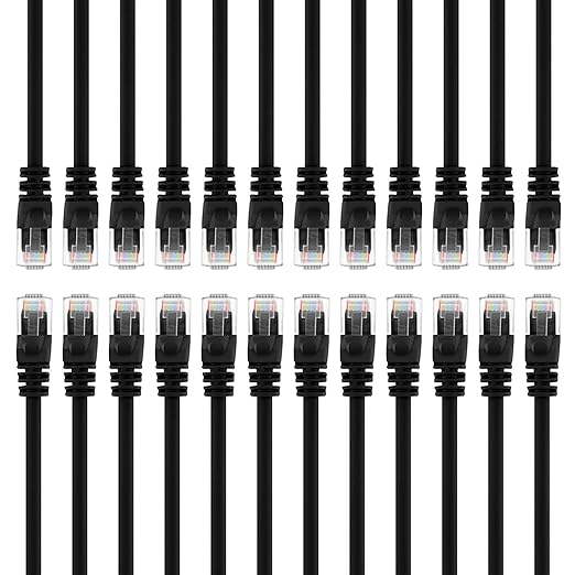 GearIT 50-Pack, Cat5e Ethernet Patch Cable 3 Feet by GEARit