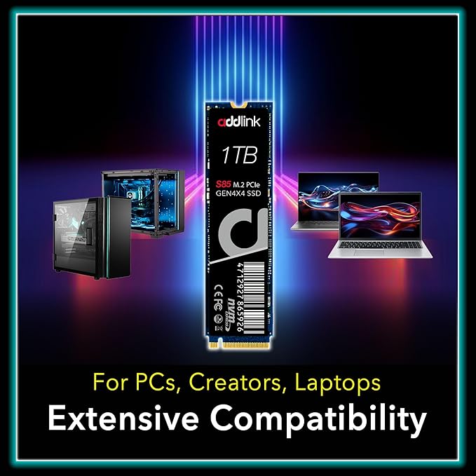 Addlink S85 1TB M.2 PCIe NVMe Gen4 Memory Expansion SSD, Speed Up to 6000 MB/s - Image 3