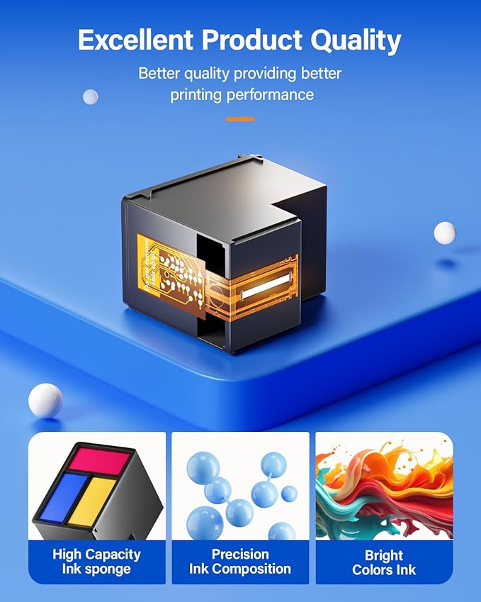 64XL Ink Cartridge Black/Color Combo Pack Replacement - Image 7