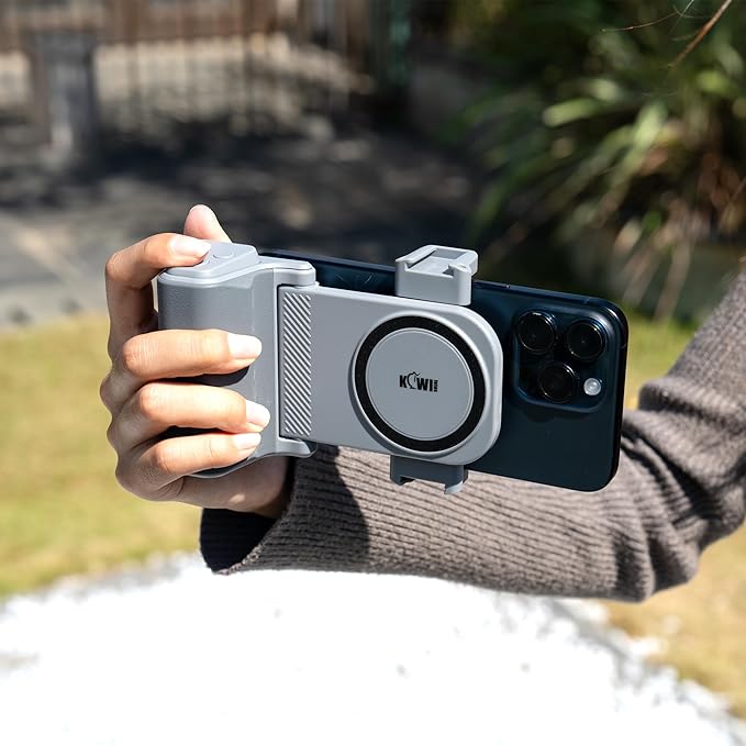 KIWIFOTOS Universal Phone Camera Grip Phone Tripod Mount - Image 8