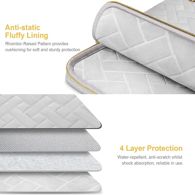 Lacdo 13 Inch Laptop Sleeve Case - Image 2