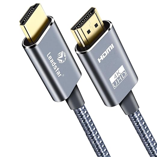 LEADSTAR HDMI Cable 4K 3 ft / 1m, High Speed HDMI 2.0 Cord Braided | 4K@60Hz by LEADSTAR