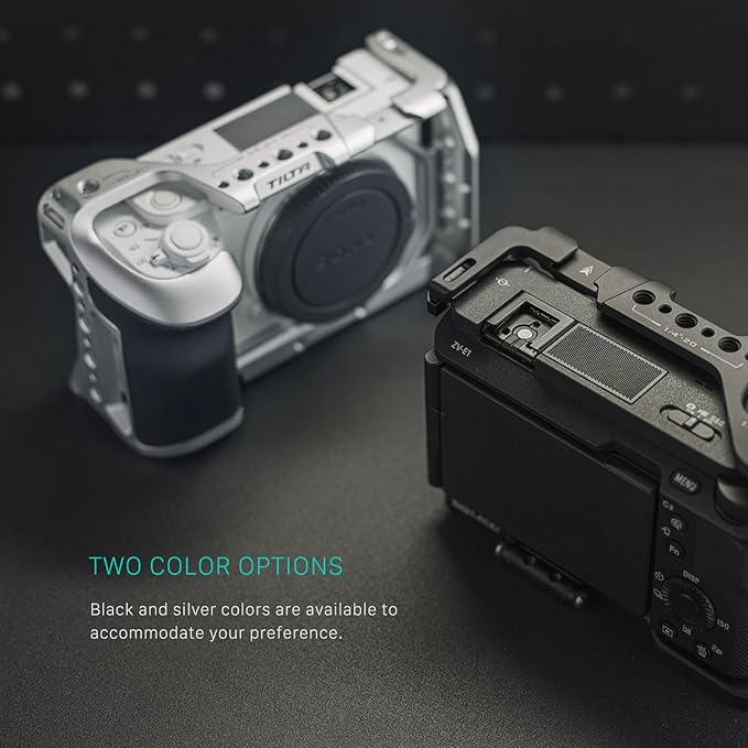 Tilta Full Camera Cage for ZV-E1 | Cold Shoe, NATO Rail, M3 and 1/4"-20 Threads - Image 8