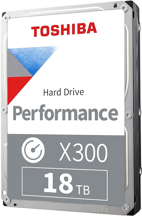 Toshiba X300 18TB Performance & Gaming 3.5-Inch Internal Hard Drive by Toshiba